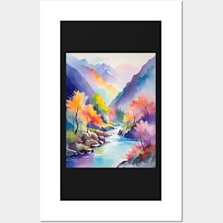 River through Forest Posters and Art